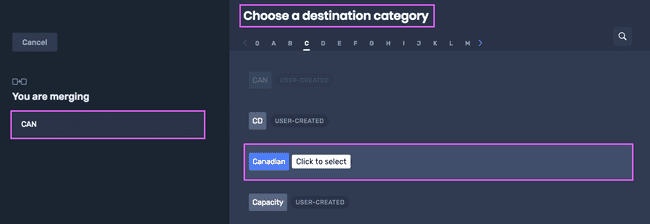 merge and rename categories 2